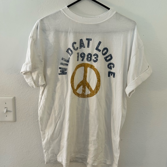 Free People X Girl Dangerous Wildcat Lodge Graphic Tee - Picture 1 of 3